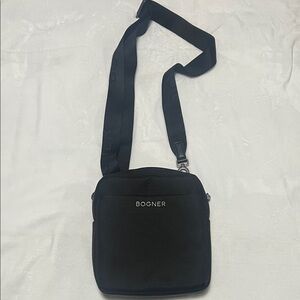 Bogner Black Messenger Bag for Men